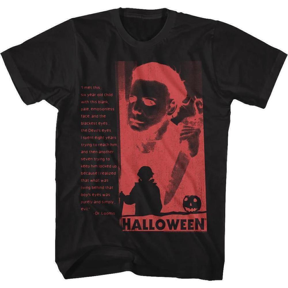 Devils Eyes Halloween Horror Aesthetic Gift Unisex T-Shirt
